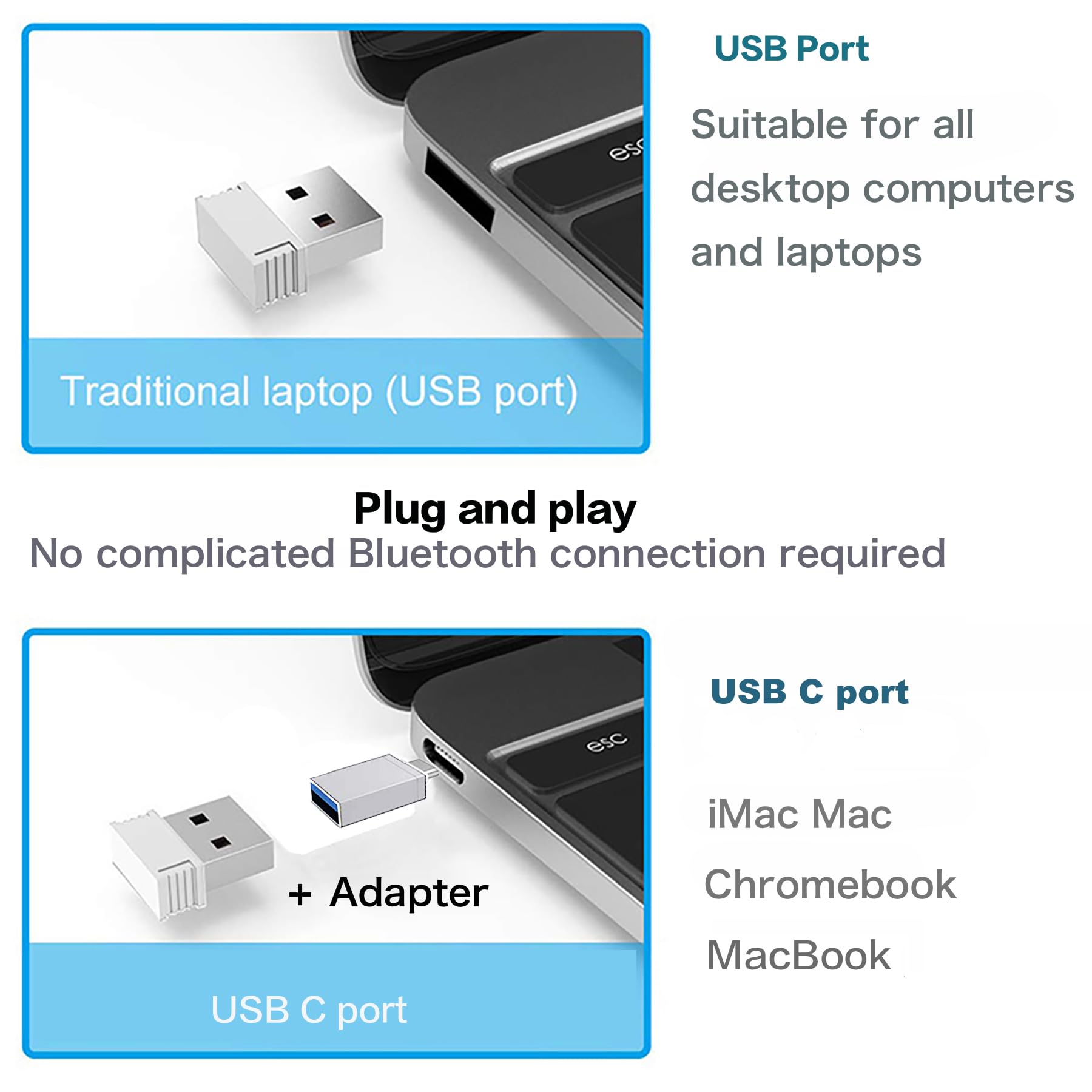 Foto 5 | Mouse Inalámbrico Peibo Recargable-Venta Internacional
