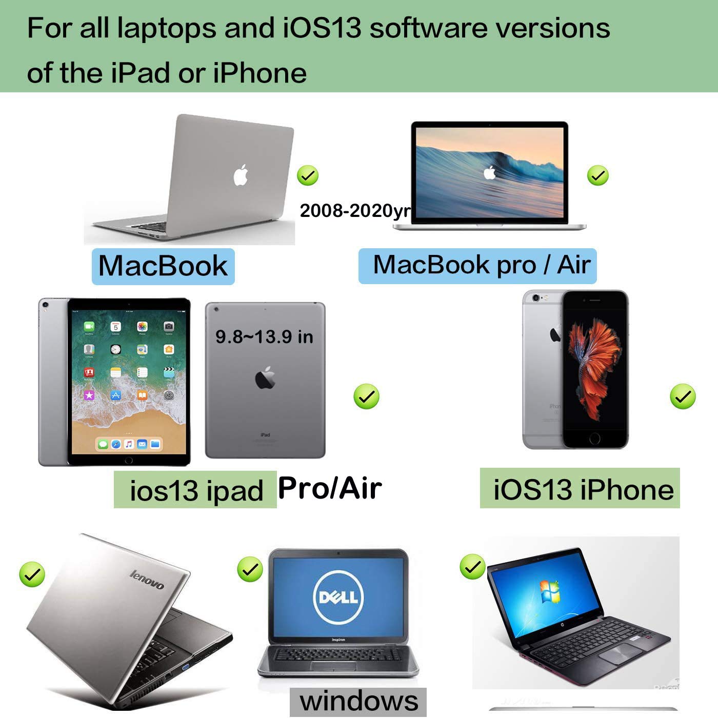 Foto 5 pulgar | Ratón Bluetooth Peibo Inalámbrico Recargable para Ipad Pro Air - Venta Internacional