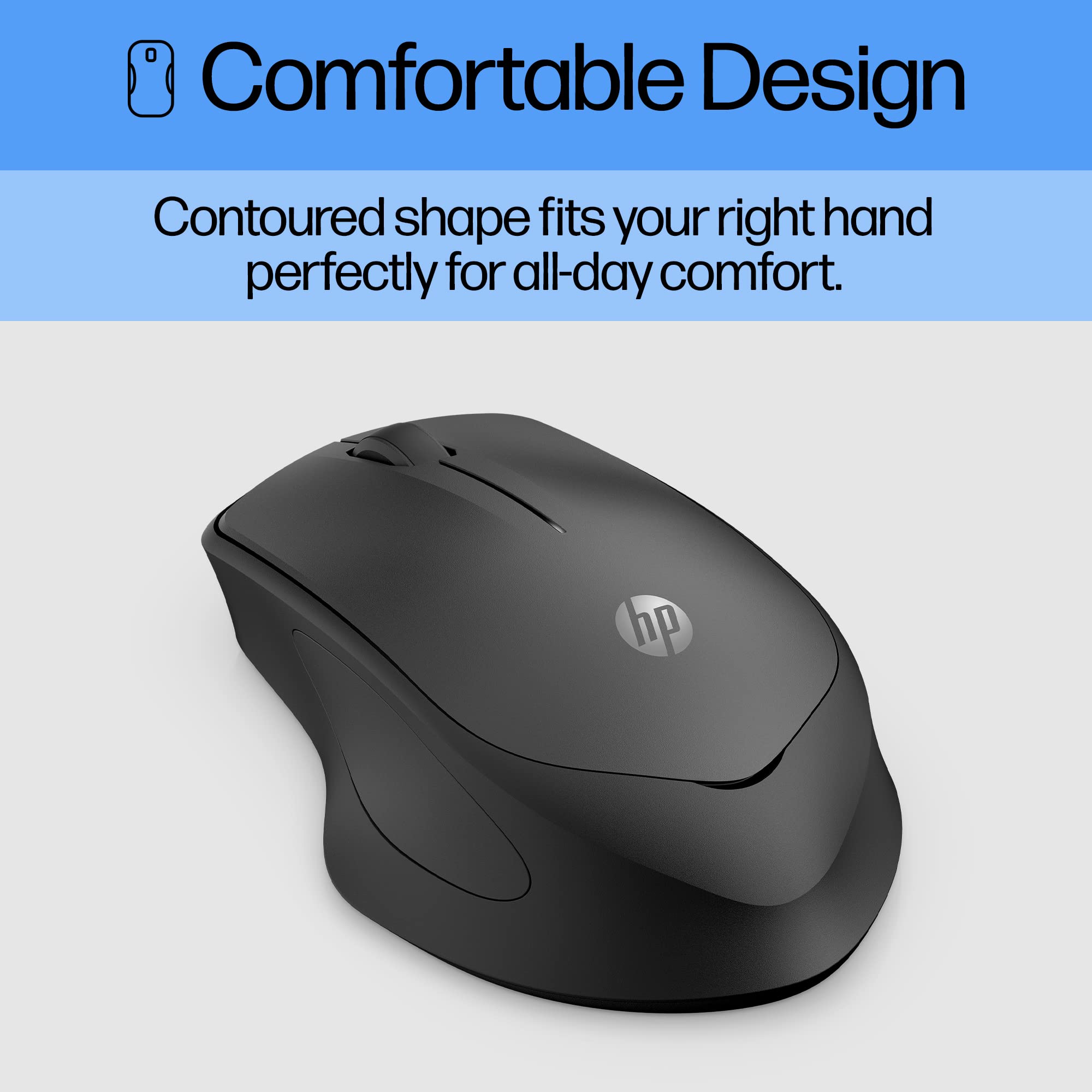 Foto 6 pulgar | Ratón Hp Wireless Silent 280m Ergonómico Con Batería De 18 Meses - Venta Internacional.