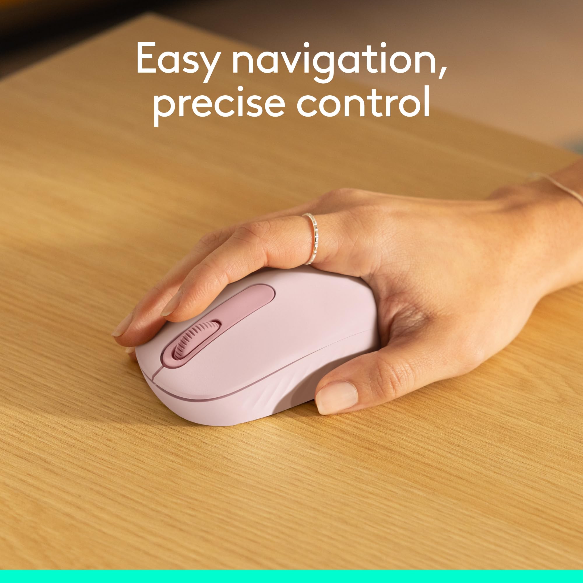 Foto 6 pulgar | Ratón Inalámbrico Bluetooth Logitech M196 Para Portátiles Rose - Venta Internacional.