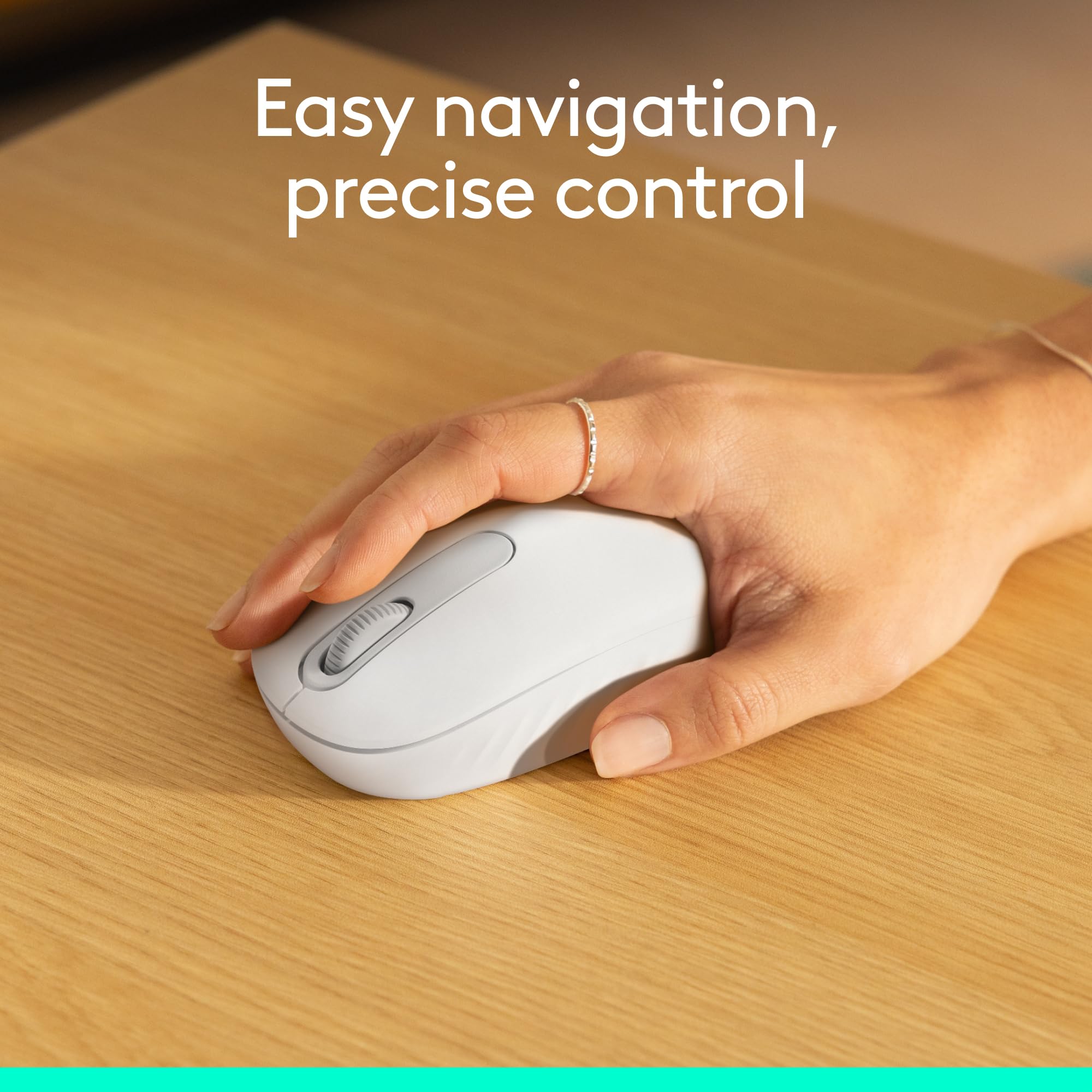 Foto 6 pulgar | Ratón Inalámbrico Bluetooth Logitech M196 Para Ordenadores Portátiles Blanco - Venta Internacional.