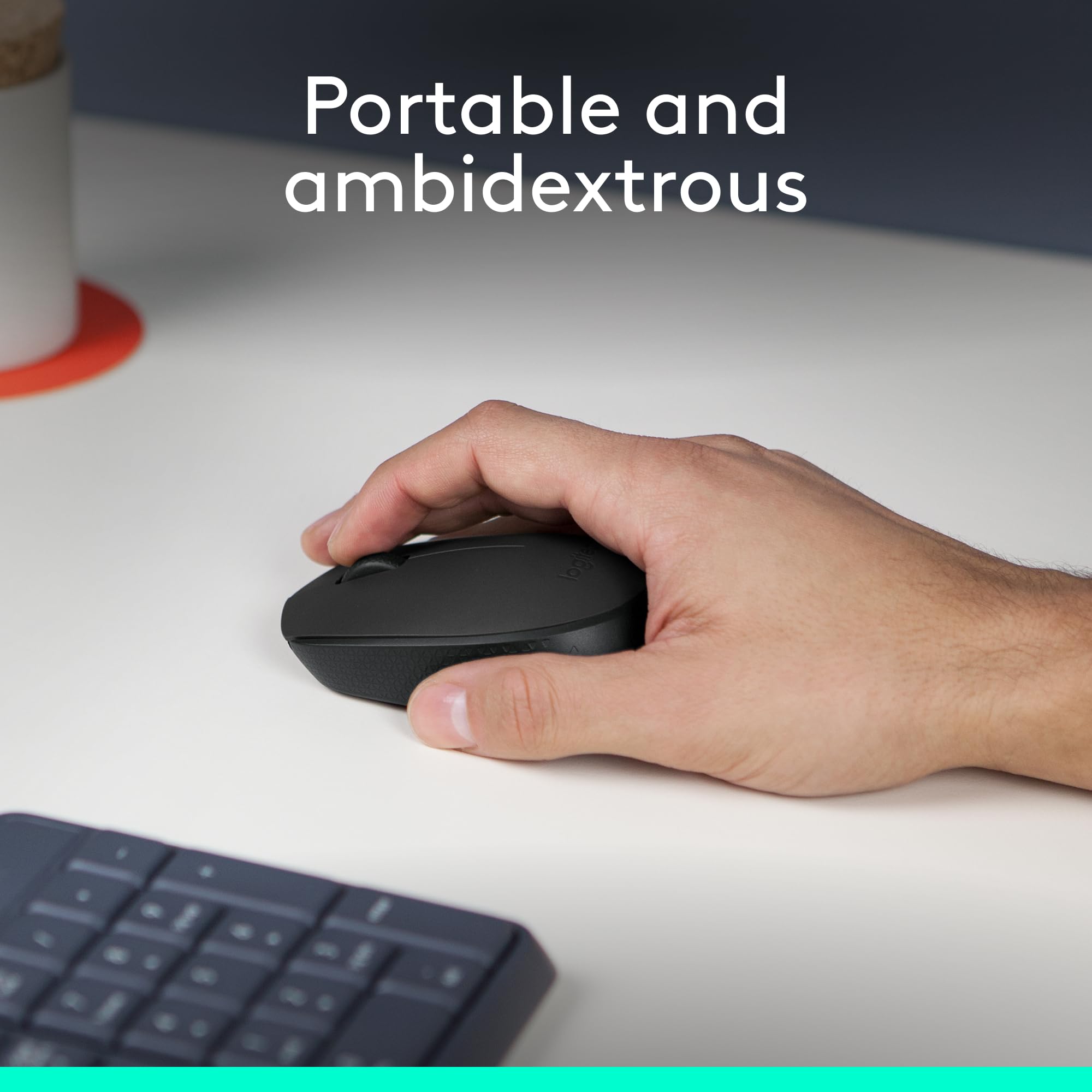 Foto 4 pulgar | Ratón Inalámbrico Logitech M170 Para Pc Mac Laptop - Negro - Venta Internacional.