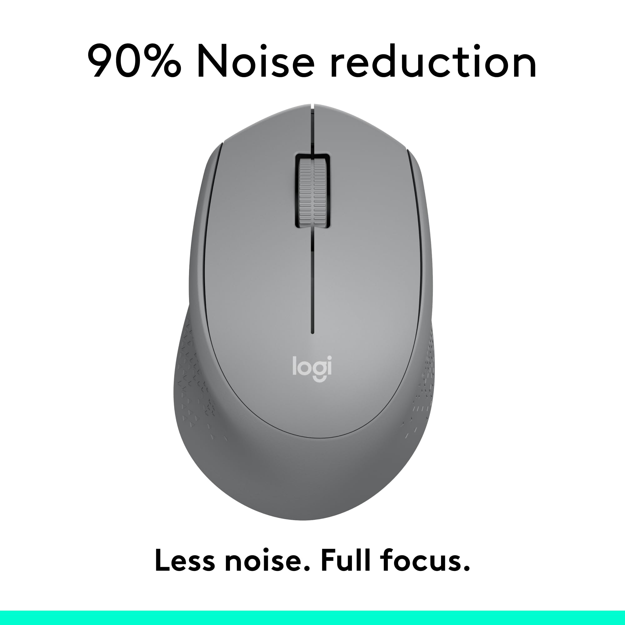 Foto 2 | Ratón Inalámbrico Logitech M330 Silent Con Receptor Usb De 2,4 Ghz, Color Gris - Venta Internacional.