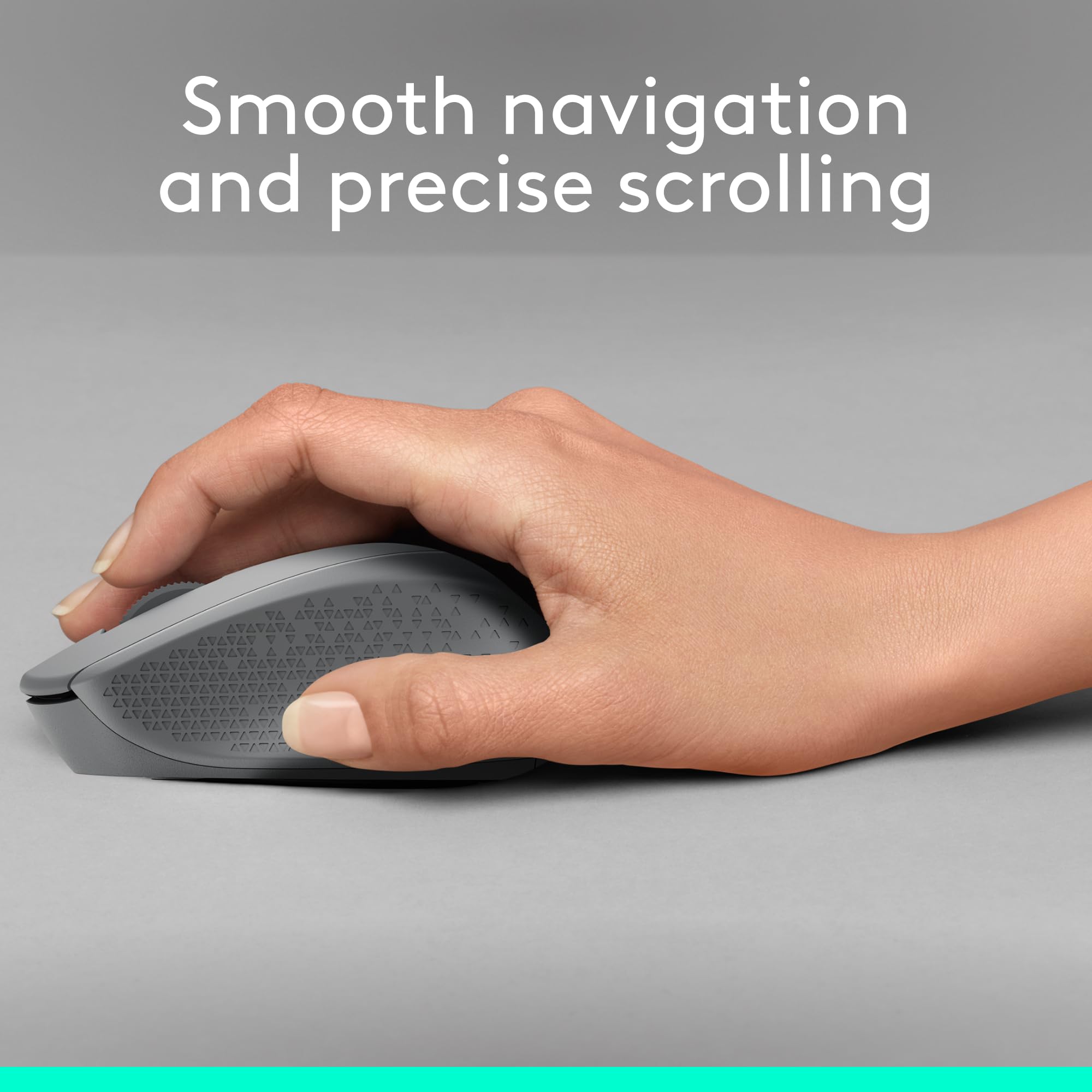 Foto 4 | Ratón Inalámbrico Logitech M330 Silent Con Receptor Usb De 2,4 Ghz, Color Gris - Venta Internacional.