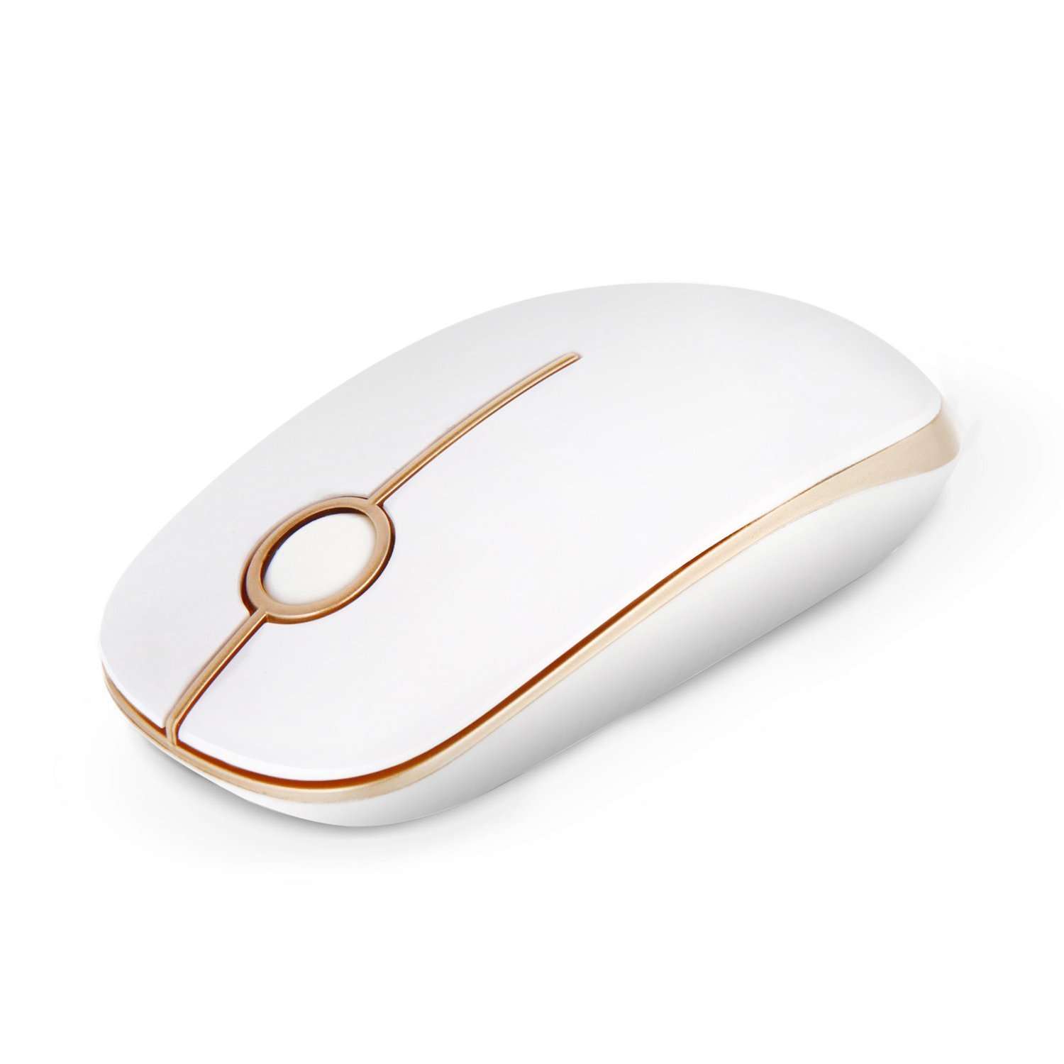 Foto 2 pulgar | Ratón Inalámbrico Vssoplor 2.4g Slim Portable Para Pc Blanco/dorado - Venta Internacional.