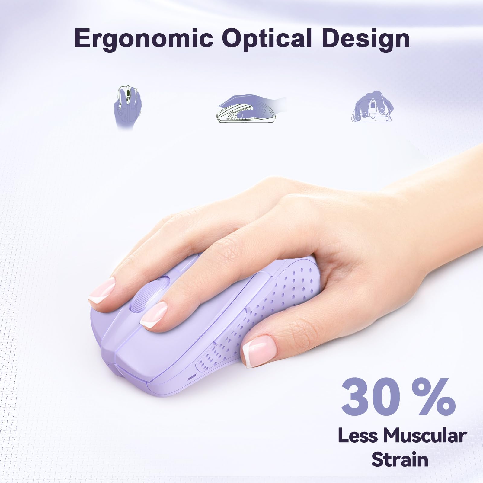 Foto 3 pulgar | Ratón Inalámbrico Tecknet M003 2.4g 4000 Dpi Con Batería De 24 Meses - Venta Internacional.