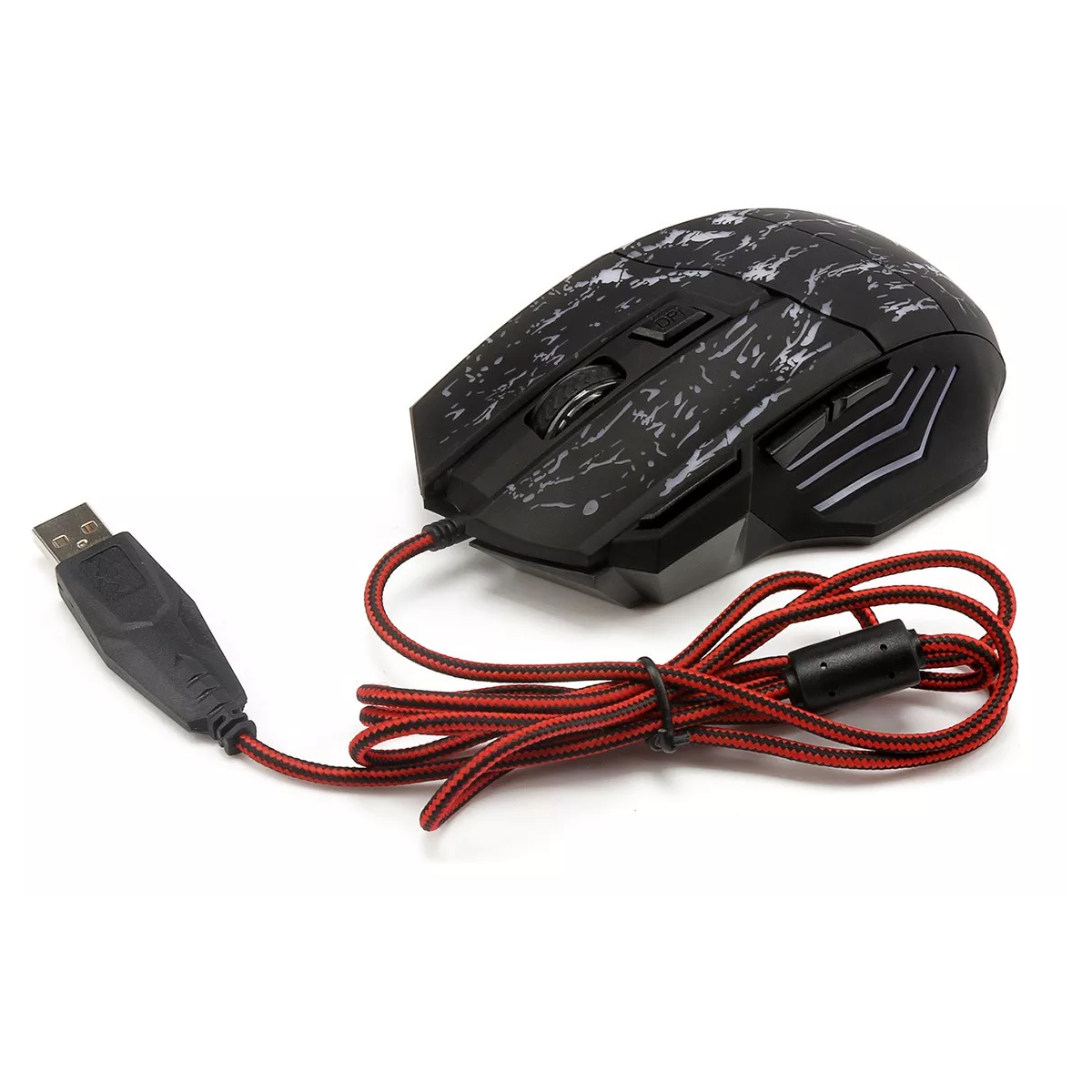 Ratón De Computadora Por Cable Usb, Ratón De Juego Eo Safe Imports Esi-18296 Negro