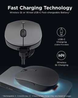 Foto 5 | Ratón Inalámbrico Lenovo Go Multidispositivo Gy51c21211 Gris - Venta Internacional