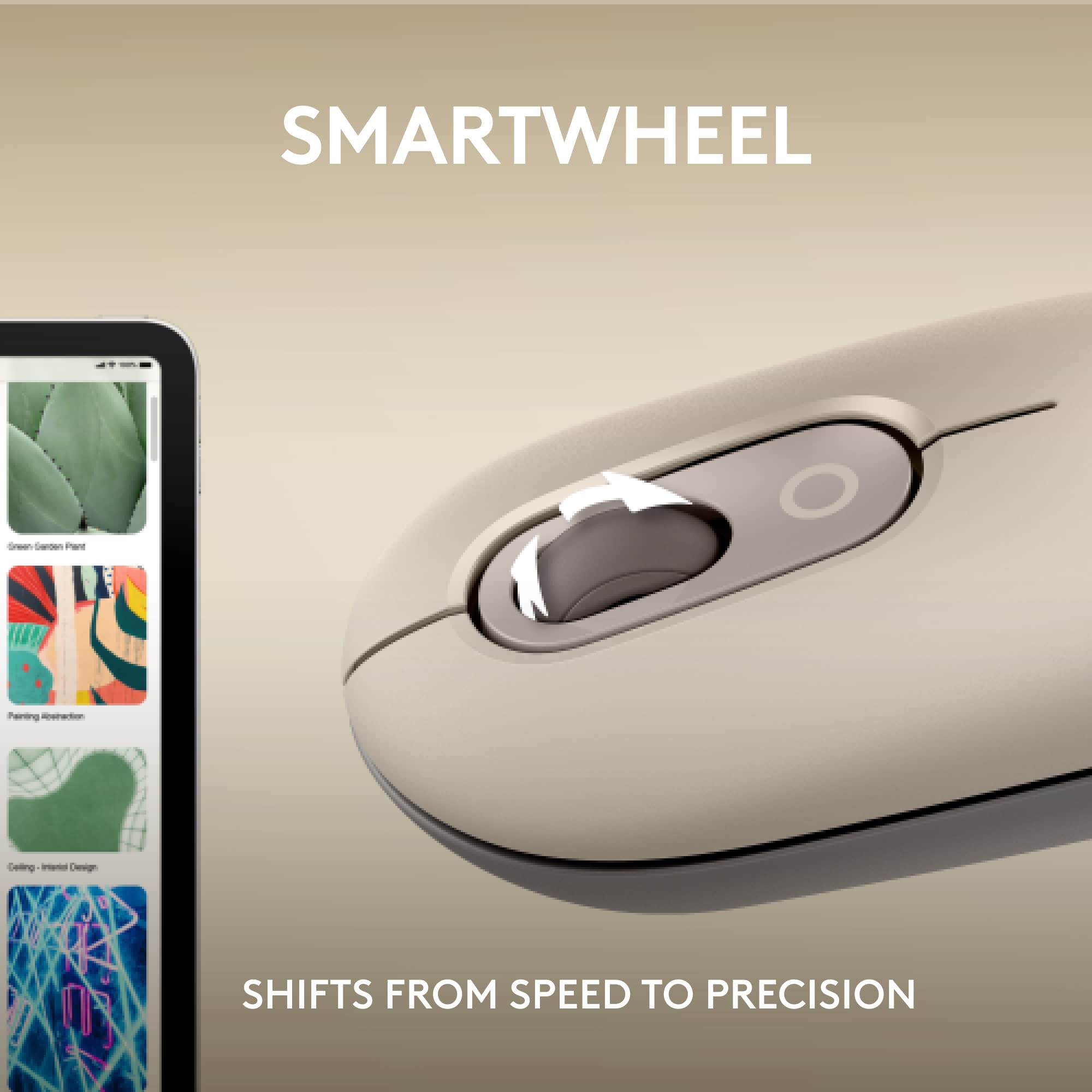 Foto 7 | Ratón Inalámbrico Logitech Pop Con Emojis Personalizables - Mist - Venta Internacional.