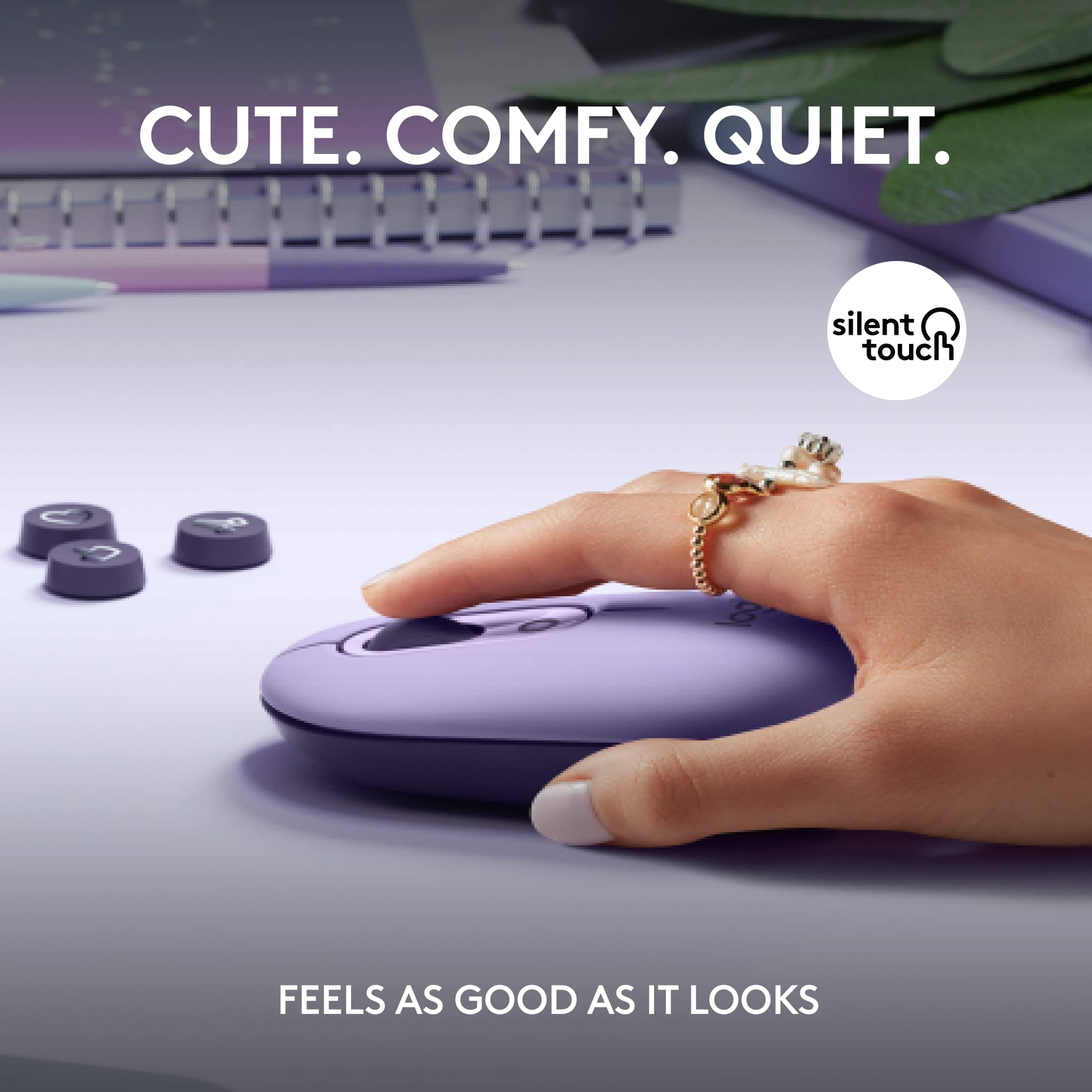Foto 5 pulgar | Ratón Inalámbrico Logitech Pop Cosmos Con Emojis Personalizables - Venta Internacional.