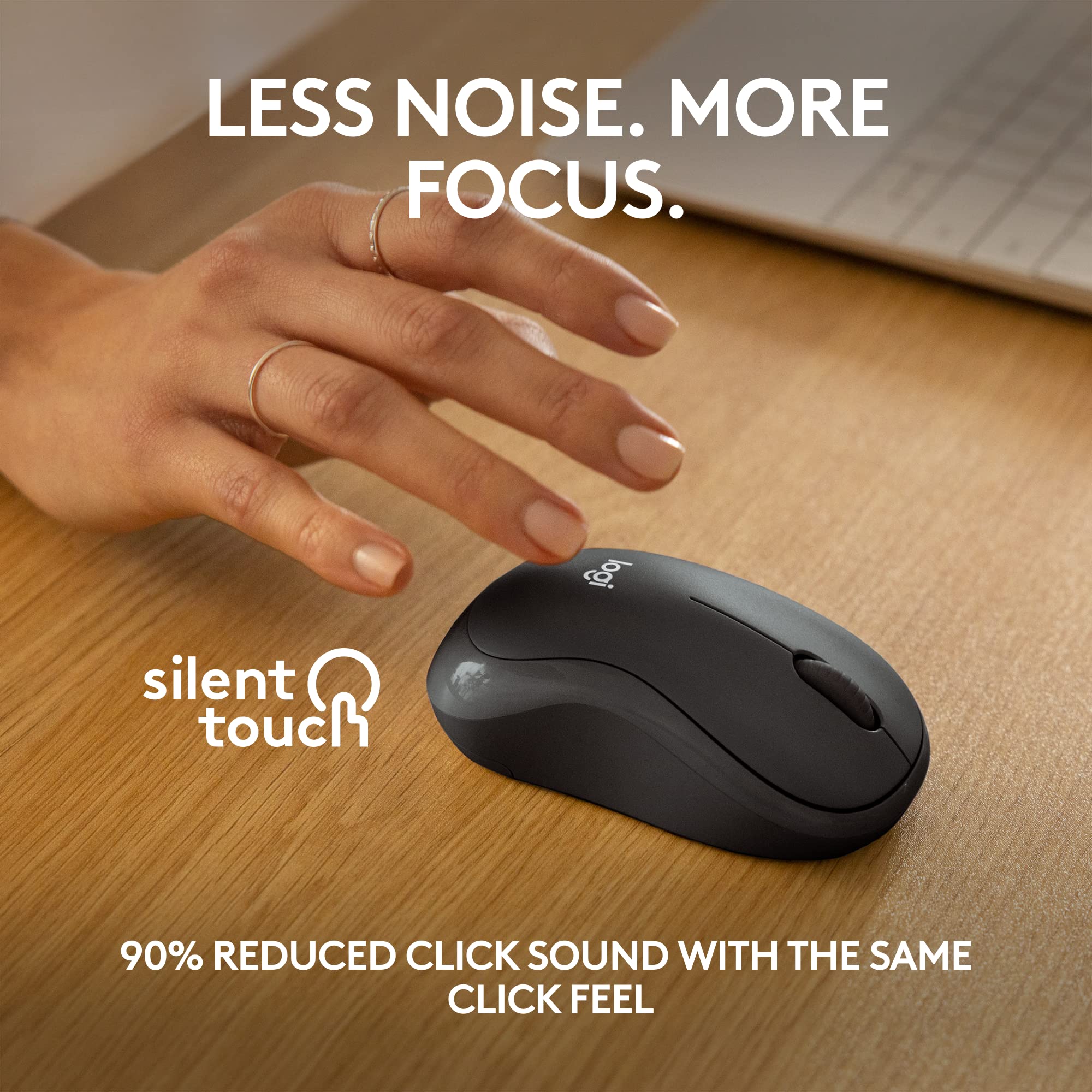 Foto 4 pulgar | Ratón Bluetooth Logitech M240 Silent Wireless Graphite - Venta Internacional.