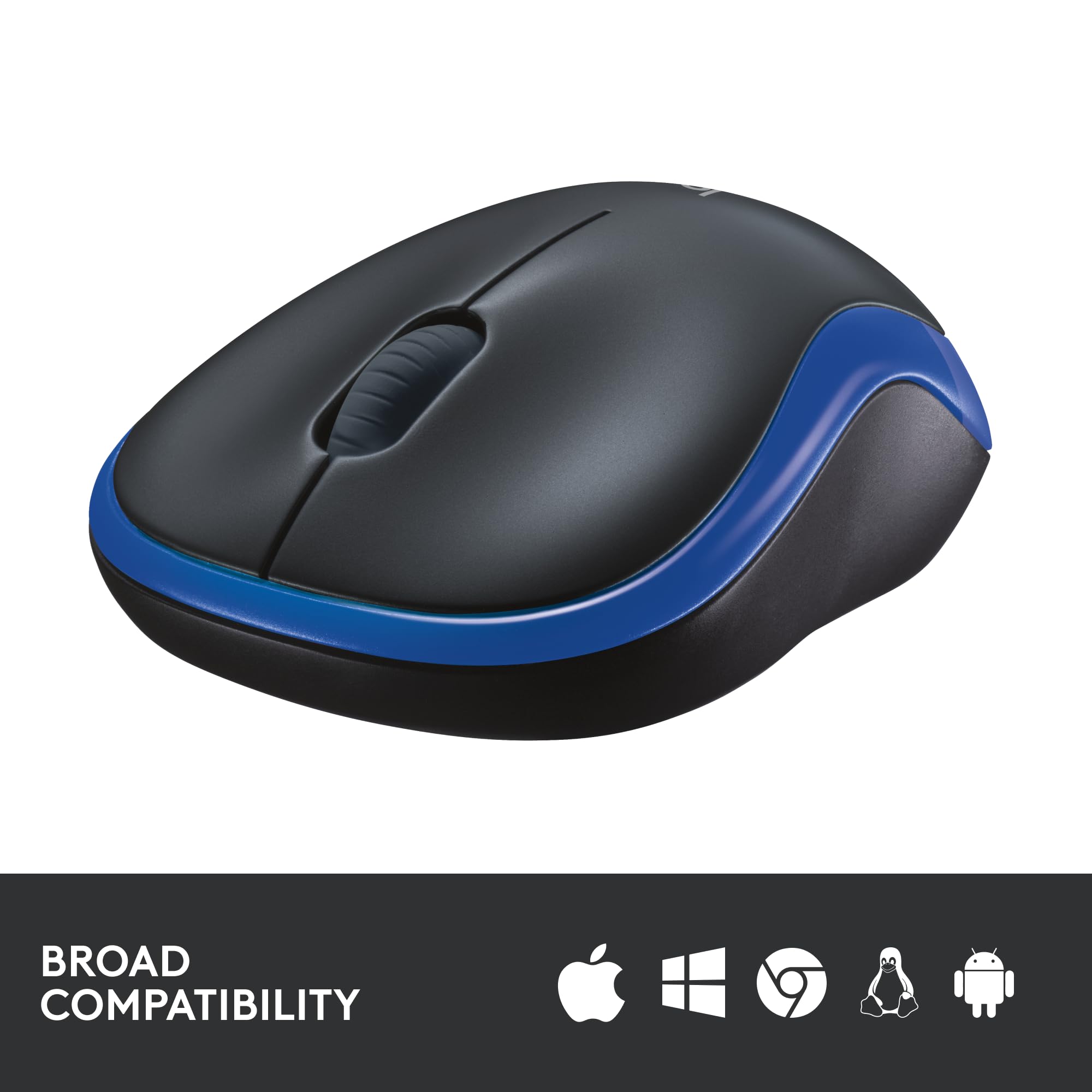 Foto 6 pulgar | Ratón Inalámbrico Logitech M185 Azul - Venta Internacional.