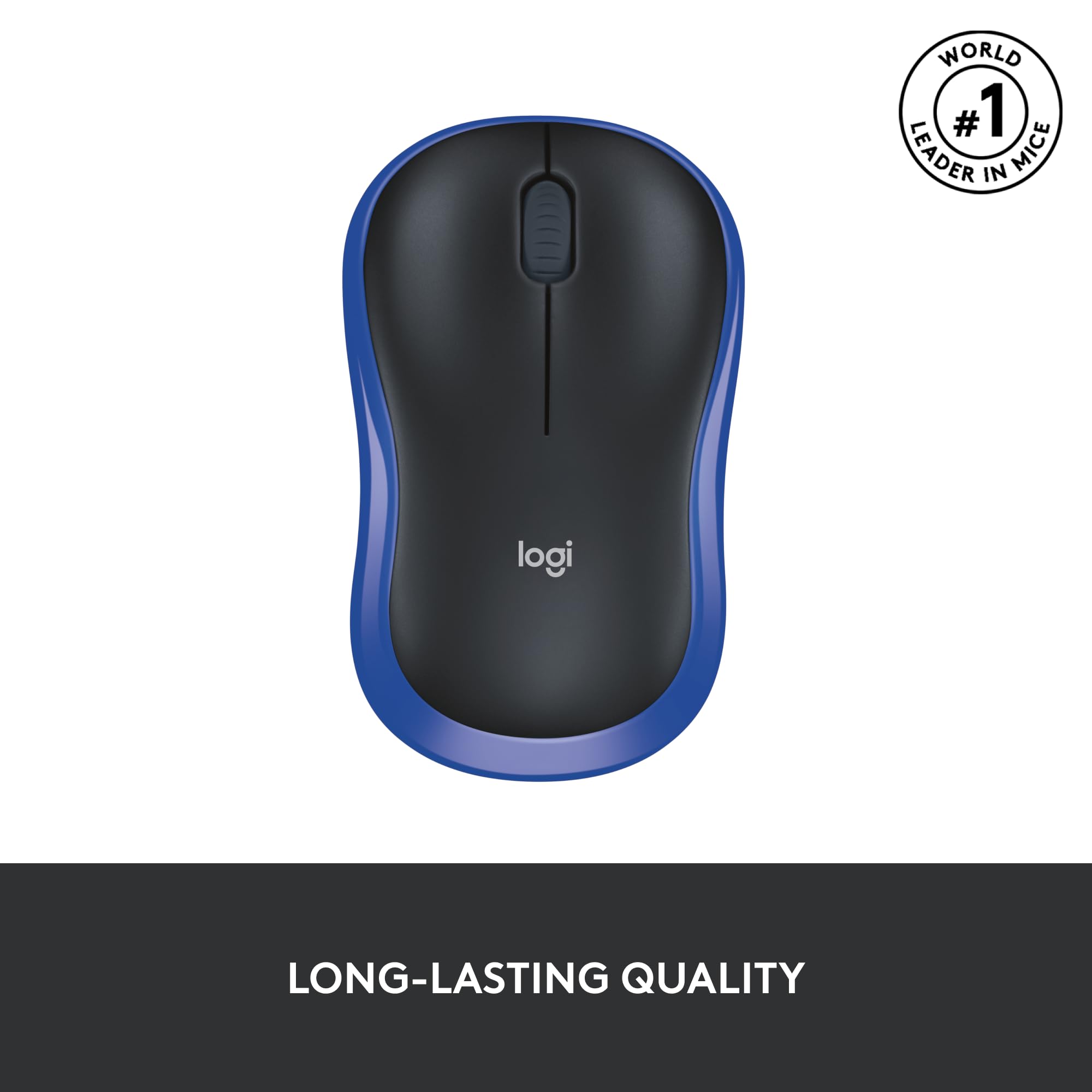 Foto 8 pulgar | Ratón Inalámbrico Logitech M185 Azul - Venta Internacional.