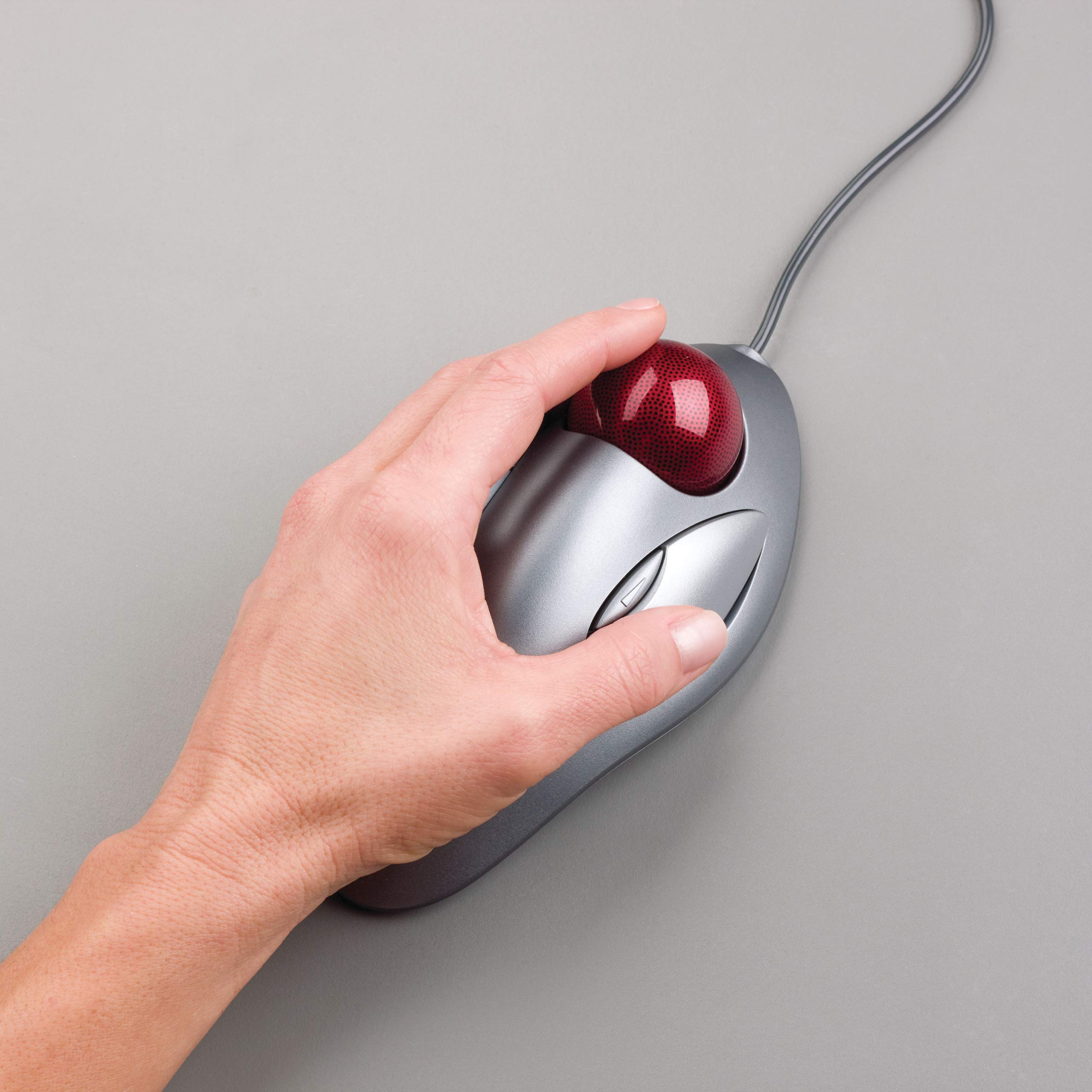 Foto 7 pulgar | Ratón Trackball Logitech Trackman Marble Con Cable Usb Gris - Venta Internacional.