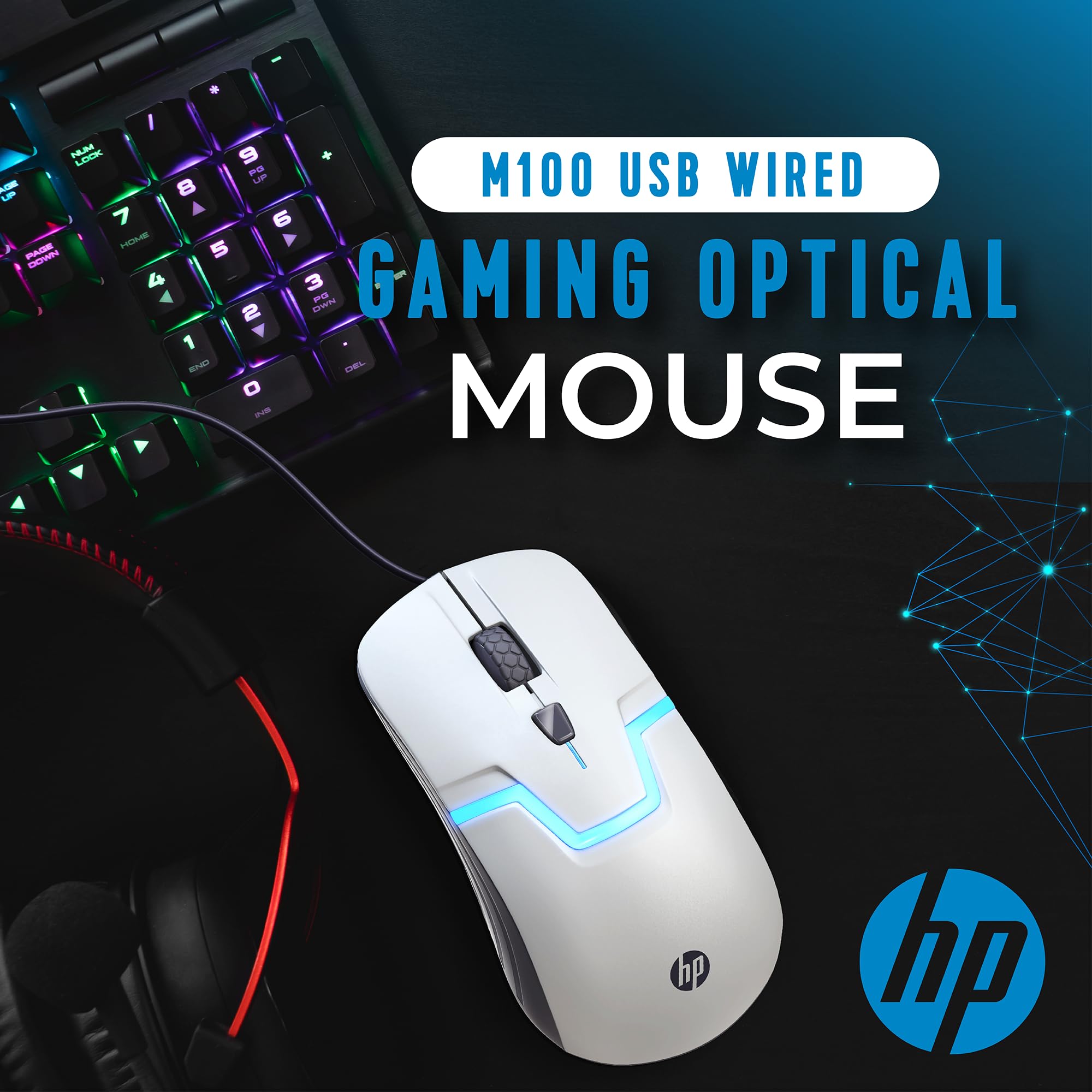 Foto 2 | Ratón Para Juegos Hp Con Cable De Alto Rendimiento Con Led De 7 Colores - Venta Internacional.