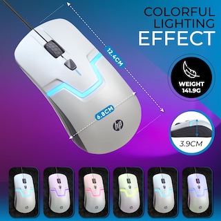 Foto 6 | Ratón Para Juegos Hp Con Cable De Alto Rendimiento Con Led De 7 Colores - Venta Internacional.