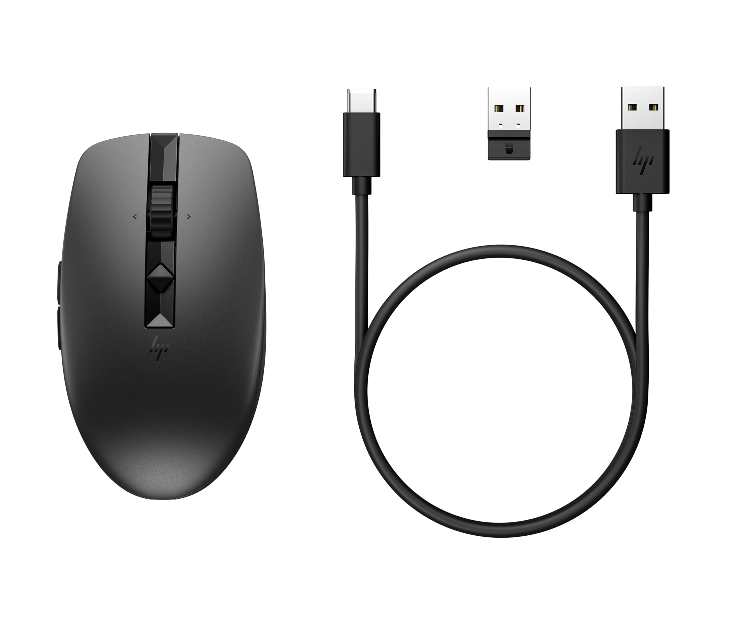 Foto 6 | Ratón Silencioso Recargable HP 710 USB-C Negro - Venta Internacional