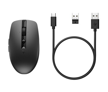 Foto 6 | Ratón Silencioso Recargable HP 710 USB-C Negro - Venta Internacional