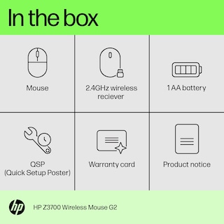 Foto 5 | Ratón Inalámbrico Hp Z3700 G2 Lumiere Blue 1200 Dpi - Venta Internacional