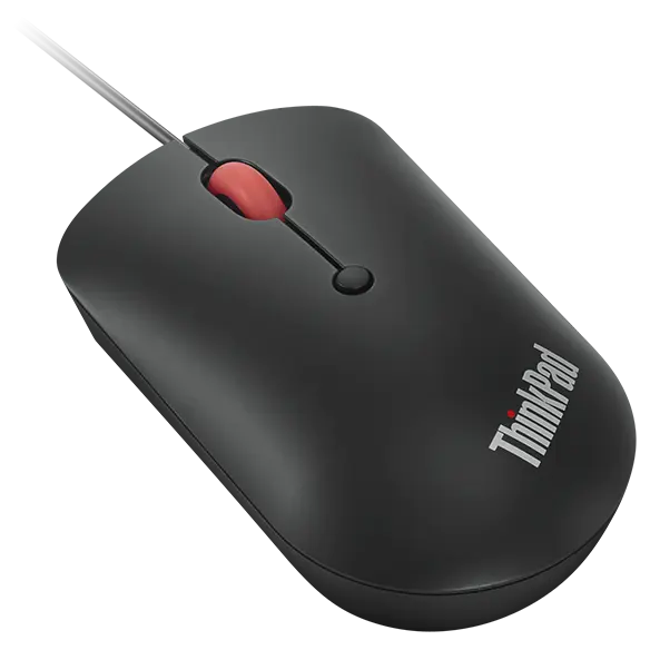 Foto 2 pulgar | Mouse Lenovo Mon6uo Usb-c 2400 dpi Alambrico Negro