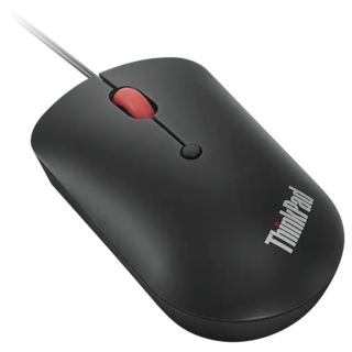 Foto 1 | Mouse Lenovo Mon6uo Usb-c 2400 dpi Alambrico Negro