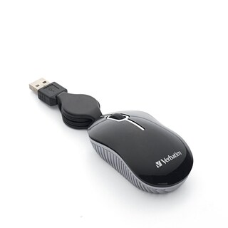 Foto 1 | Mouse Verbatim Cable Óptico Retráctil Mini Usb-a Con Cable - Venta Internacional.