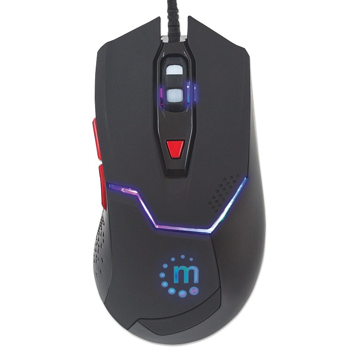 Foto 1 | Mouse Manhattan Led Gaming Alámbrico Óptico Usb 176071