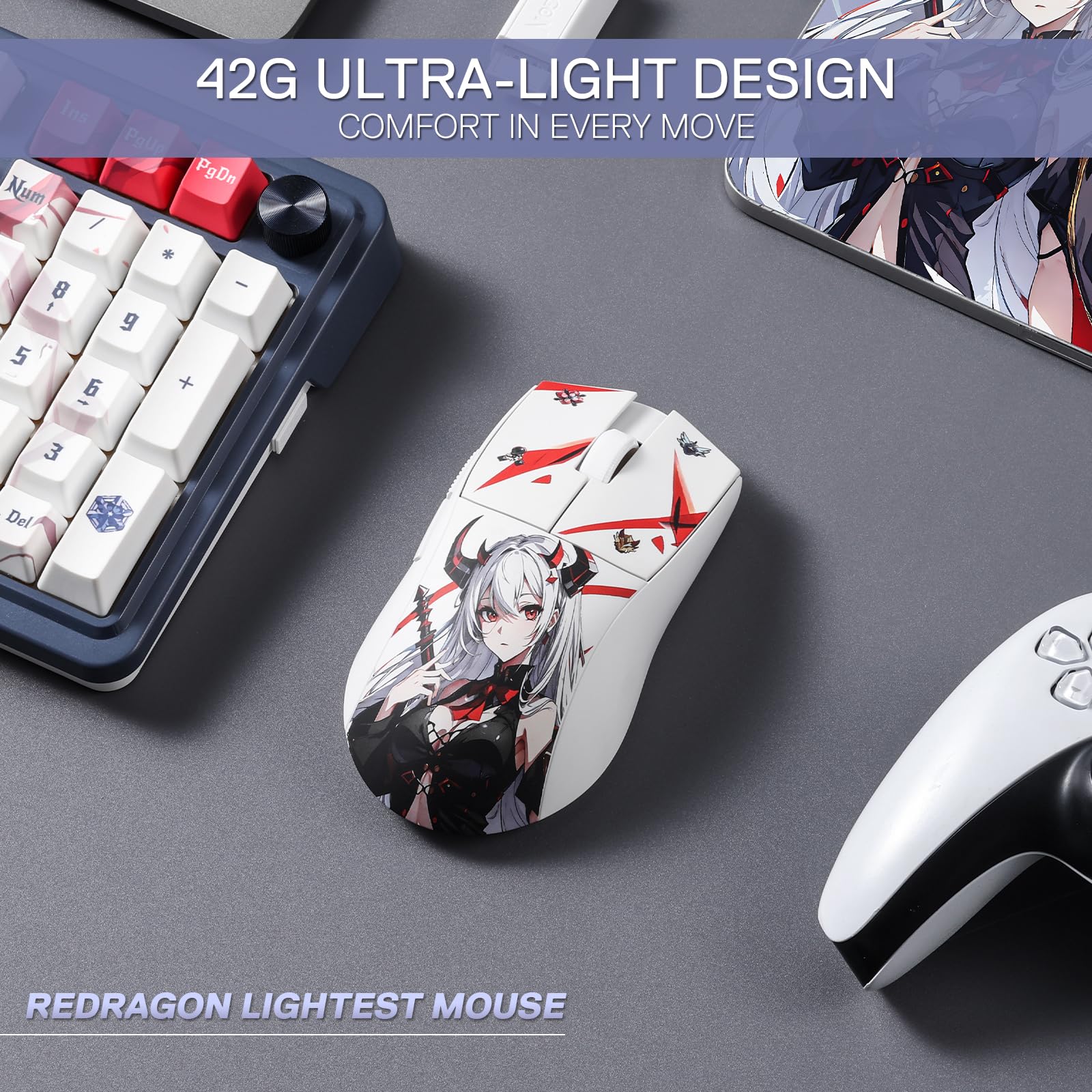 Foto 5 pulgar | Ratón Para Juegos Redragon M916ak Pro 26k Dpi Ultraligero 42g - Venta Internacional.