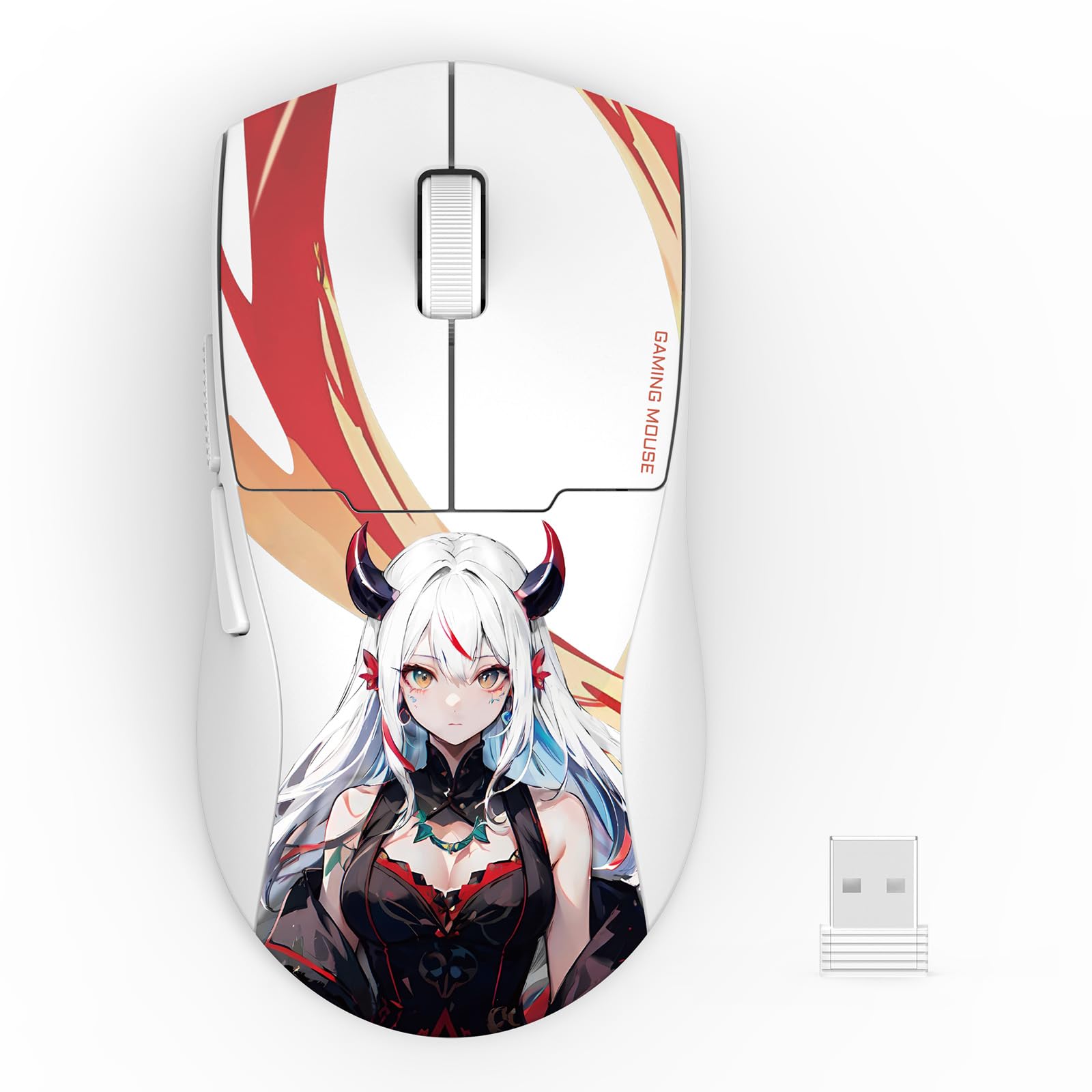 Foto 2 pulgar | Ratón Inalámbrico Para Juegos Redragon M918ak 26k Dpi Blanco - Venta Internacional.