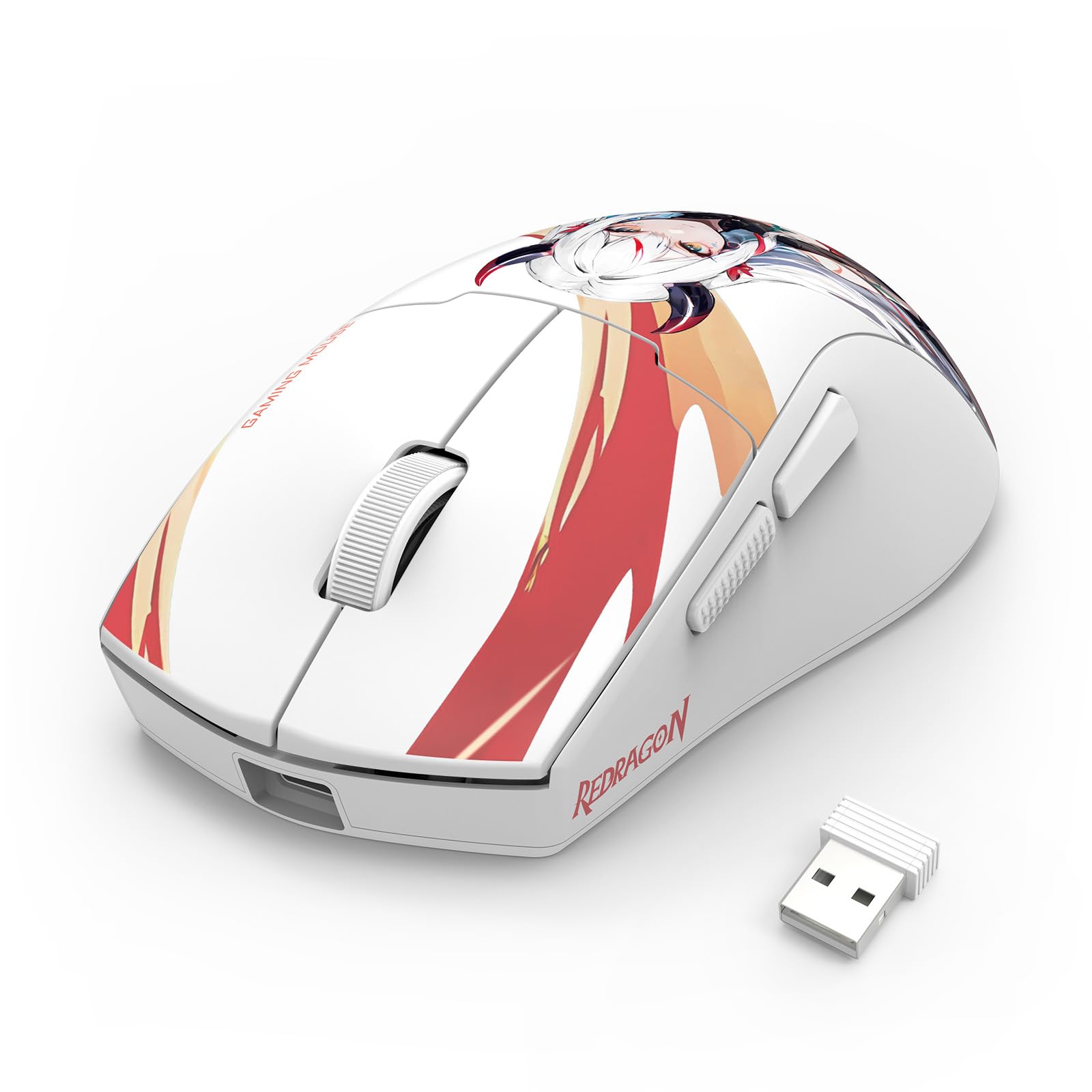 Foto 3 pulgar | Ratón Inalámbrico Para Juegos Redragon M918ak 26k Dpi Blanco - Venta Internacional.