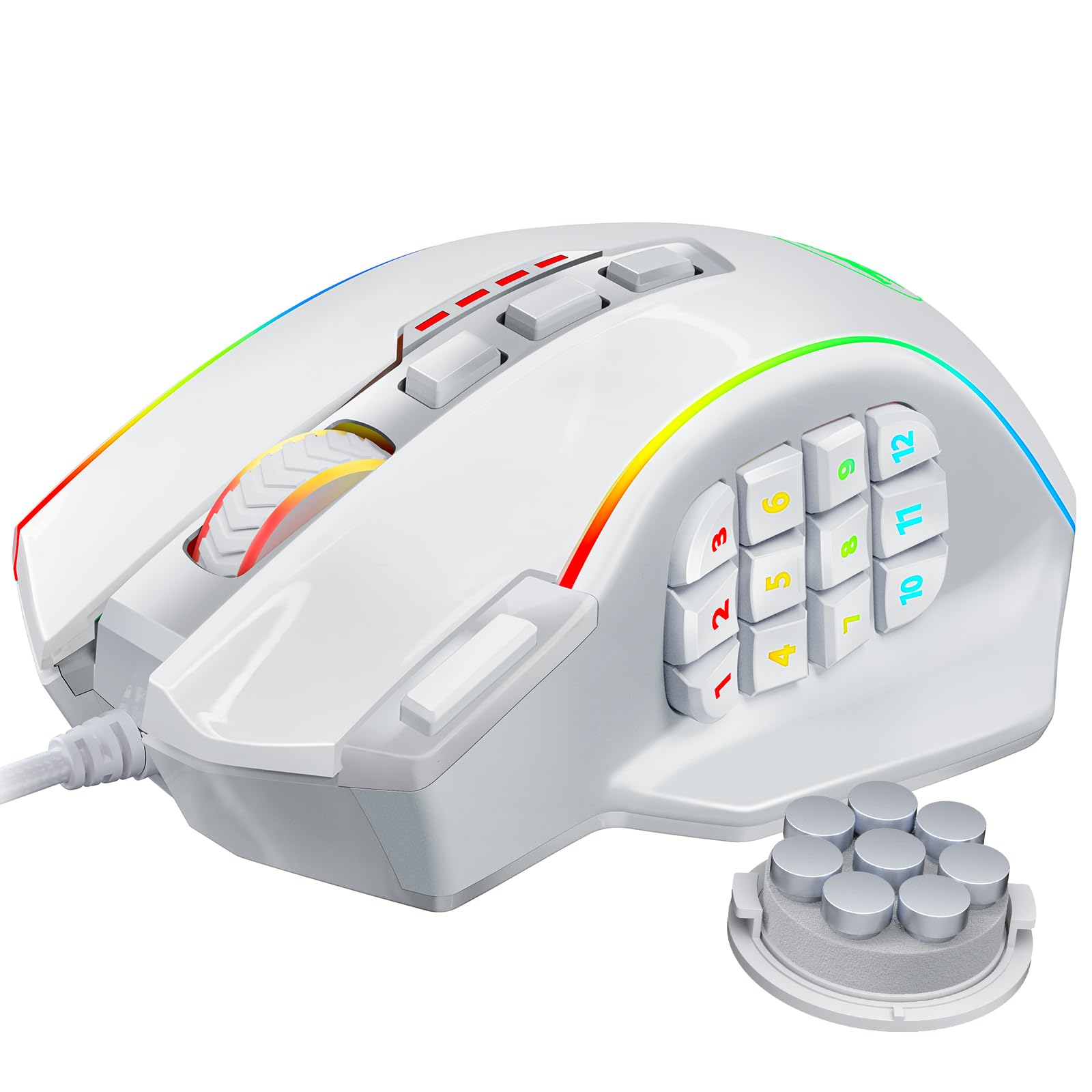 Foto 1 | Ratón Para Juegos Redragon Mmo Up 16.000 Dpi Con 16 Botones Macro - Venta Internacional.