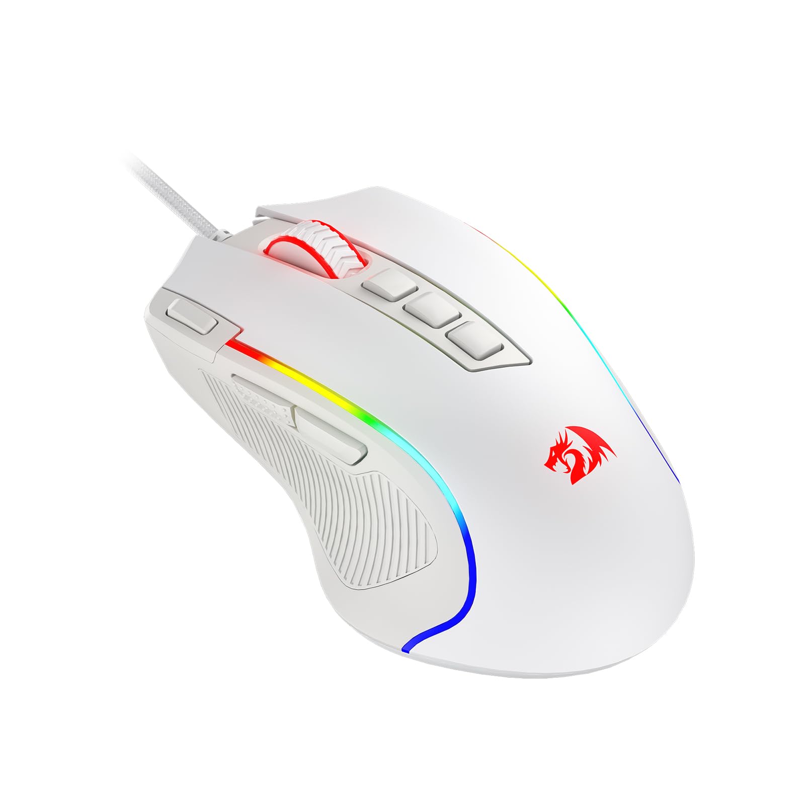 Foto 1 | Ratón Para Juegos Redragon M612 Predator Rgb 8000 Dpi Con Cable Blanco - Venta Internacional.