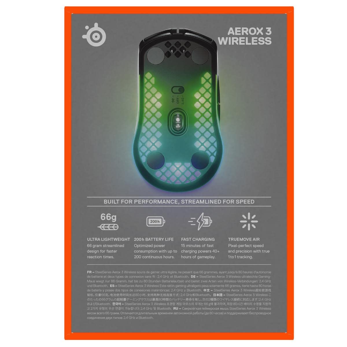 Foto 7 pulgar | Ratón Para Juegos Steelseries Aerox 3 Inalámbrico De 18.000 Cpi - Venta Internacional.