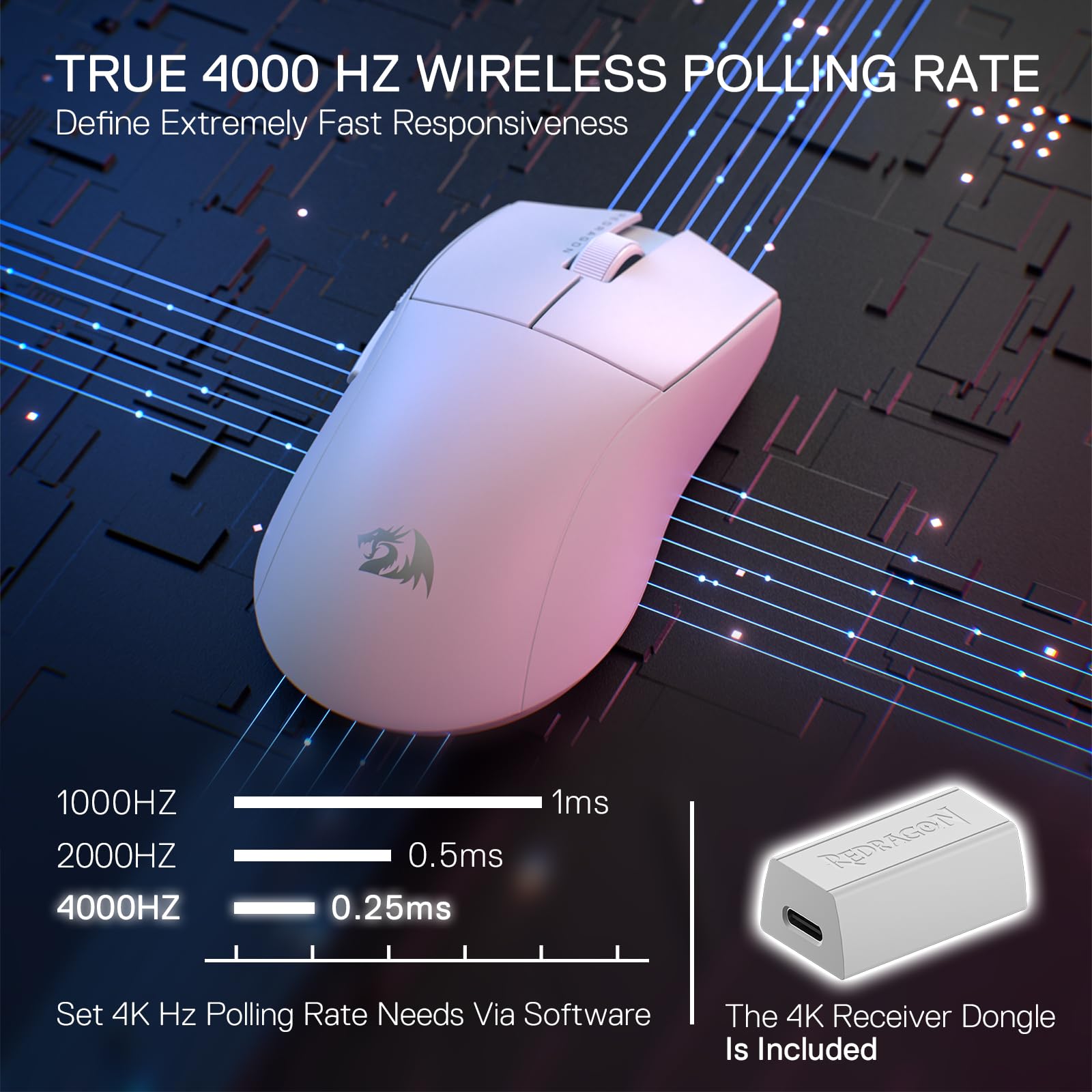 Foto 4 pulgar | Ratón Inalámbrico Para Juegos Redragon M916 Pro 26k Dpi 49g - Venta Internacional.