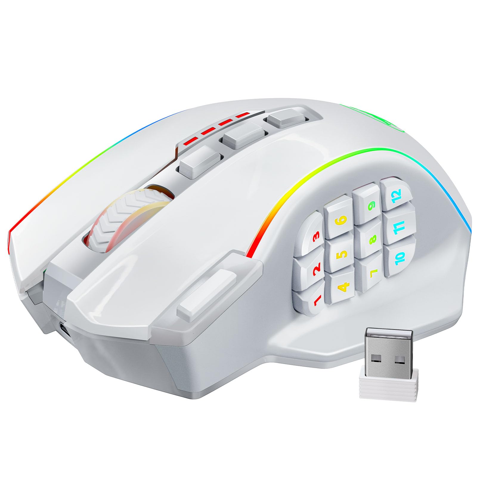 Foto 1 | Ratón Inalámbrico Para Juegos Redragon M901p-ws 16.000 Dpi Rgb - Venta Internacional.