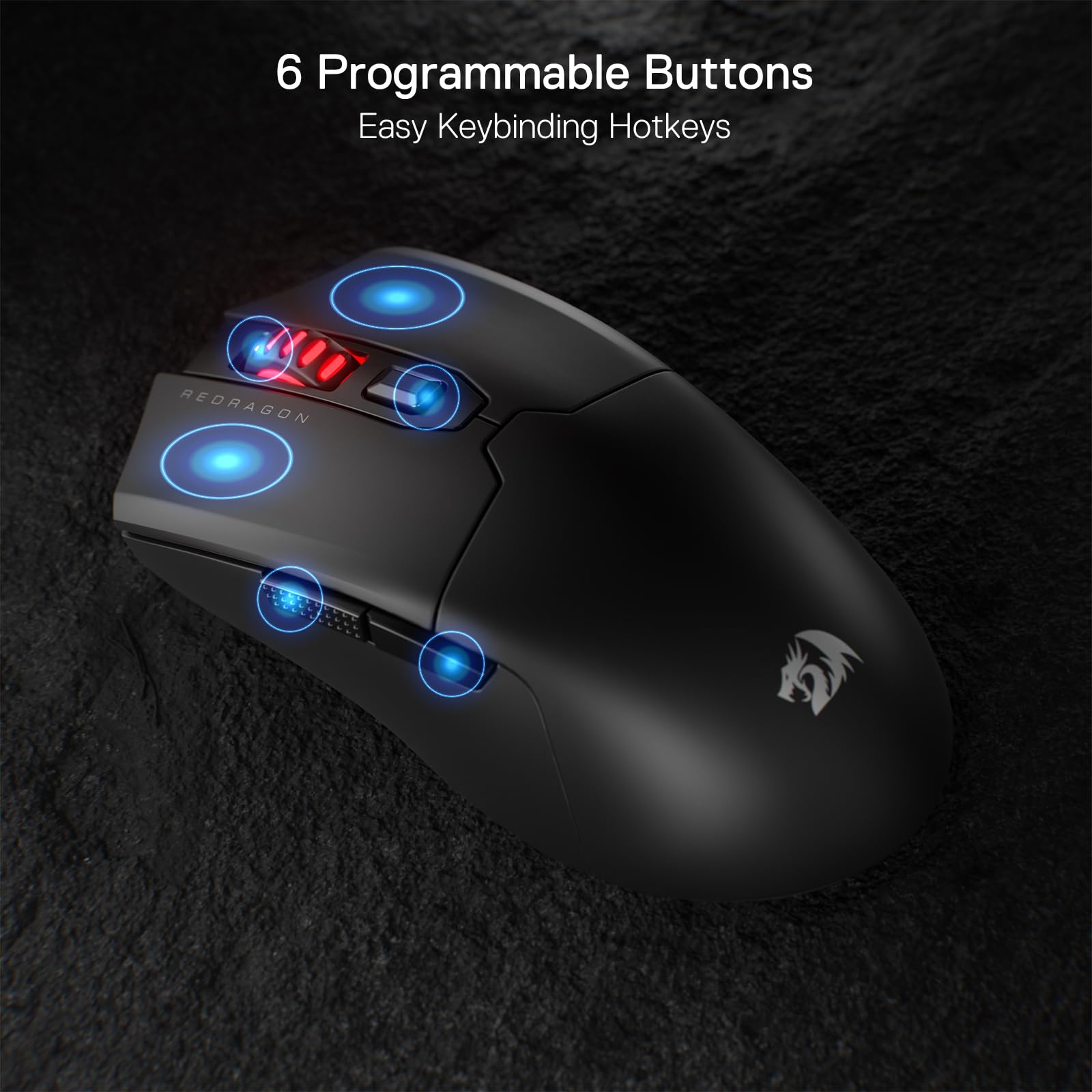 Foto 5 pulgar | Ratón Para Juegos Redragon M995 Con Cable 26000 Dpi Negro - Venta Internacional.