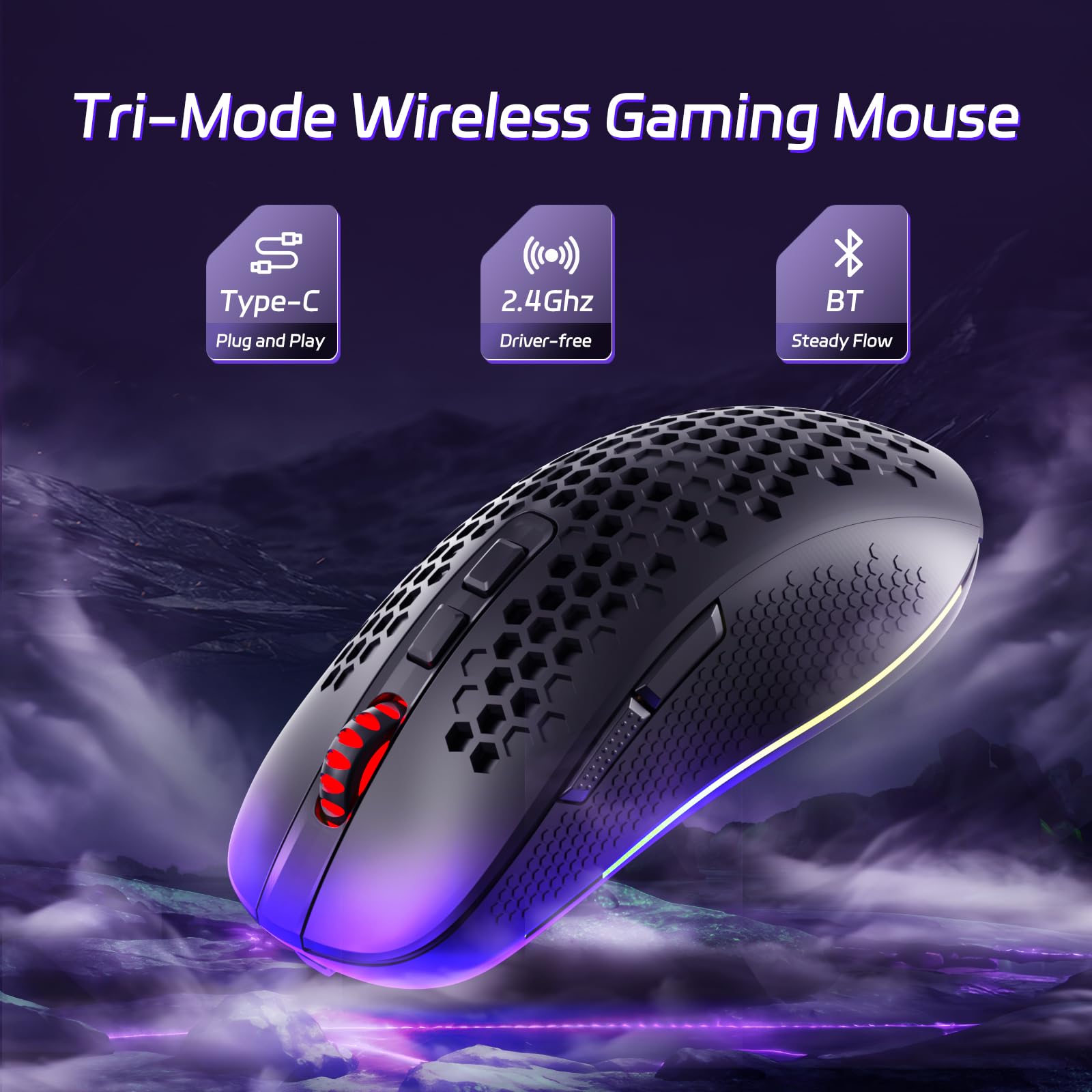 Foto 3 pulgar | Ratón Inalámbrico Para Juegos Redragon M694 7200dpi Rgb 7 Botones - Venta Internacional.