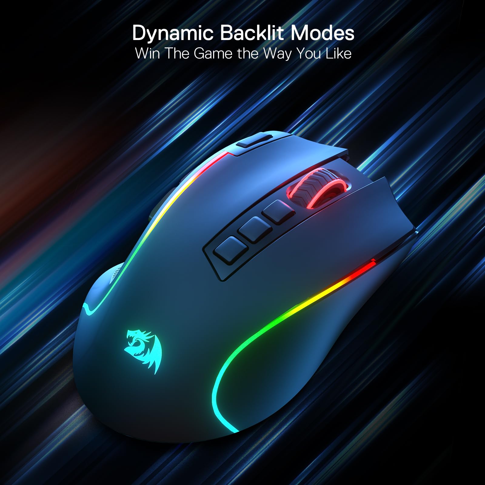 Foto 8 pulgar | Ratón Para Juegos Redragon M612 Pro Rgb 8000 Dpi Con Cable/inalámbrico - Venta Internacional.