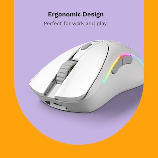 Foto 2 | Ratón Glorious Gaming Modelo D 2 Inalámbrico Ergonómico 66 G Blanco - Venta Internacional.