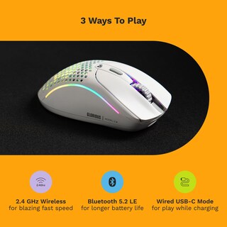 Foto 7 | Ratón Glorious Gaming Modelo D 2 Inalámbrico Ergonómico 66 G Blanco - Venta Internacional.