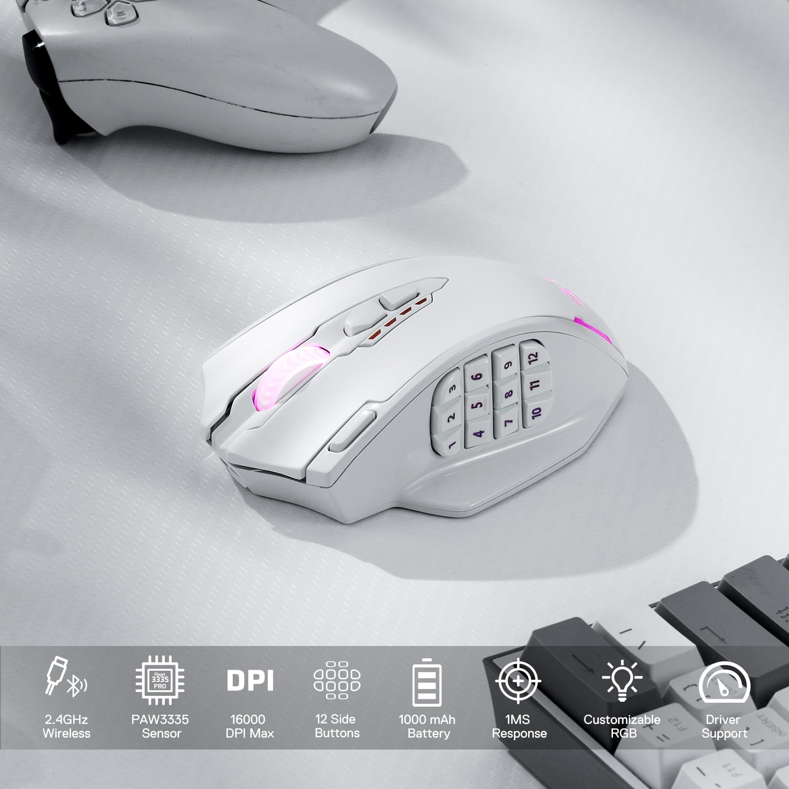 Foto 3 pulgar | Ratón Para Juegos Redragon M913 Impact Elite 16000 Dpi Rgb - Venta Internacional.