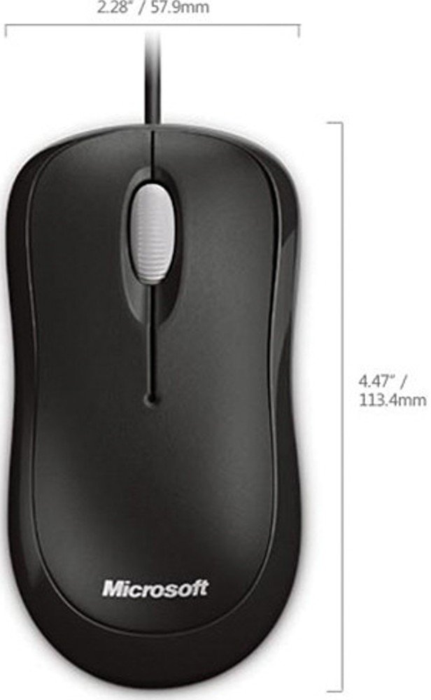 Foto 6 pulgar | Ratón Óptico Básico De Microsoft Con Cable Para Pc/laptop/escritorio - Venta Internacional.
