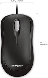 Foto 5 | Ratón Óptico Básico De Microsoft Con Cable Para Pc/laptop/escritorio - Venta Internacional.