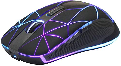 Foto 2 pulgar | Ratón Inalámbrico Rii Rm200 2.4g Rgb Recargable Para Pc Negro - Venta Internacional.