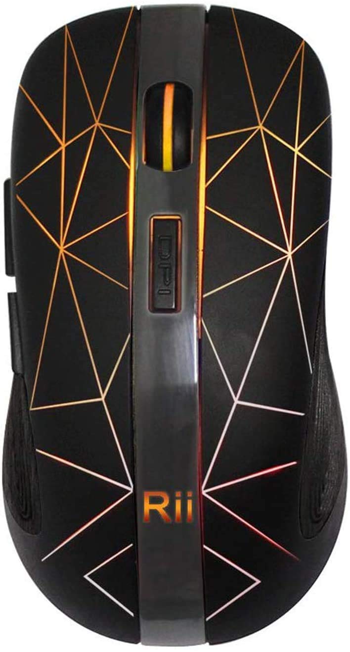 Foto 4 pulgar | Ratón Inalámbrico Rii Rm200 2.4g Rgb Recargable Para Pc Negro - Venta Internacional.