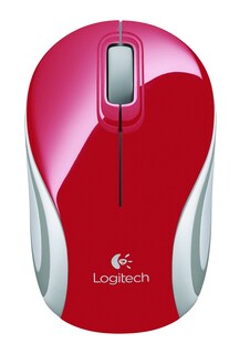 Foto 1 | Miniratón Inalámbrico Logitech M187 Rojo - Venta Internacional.