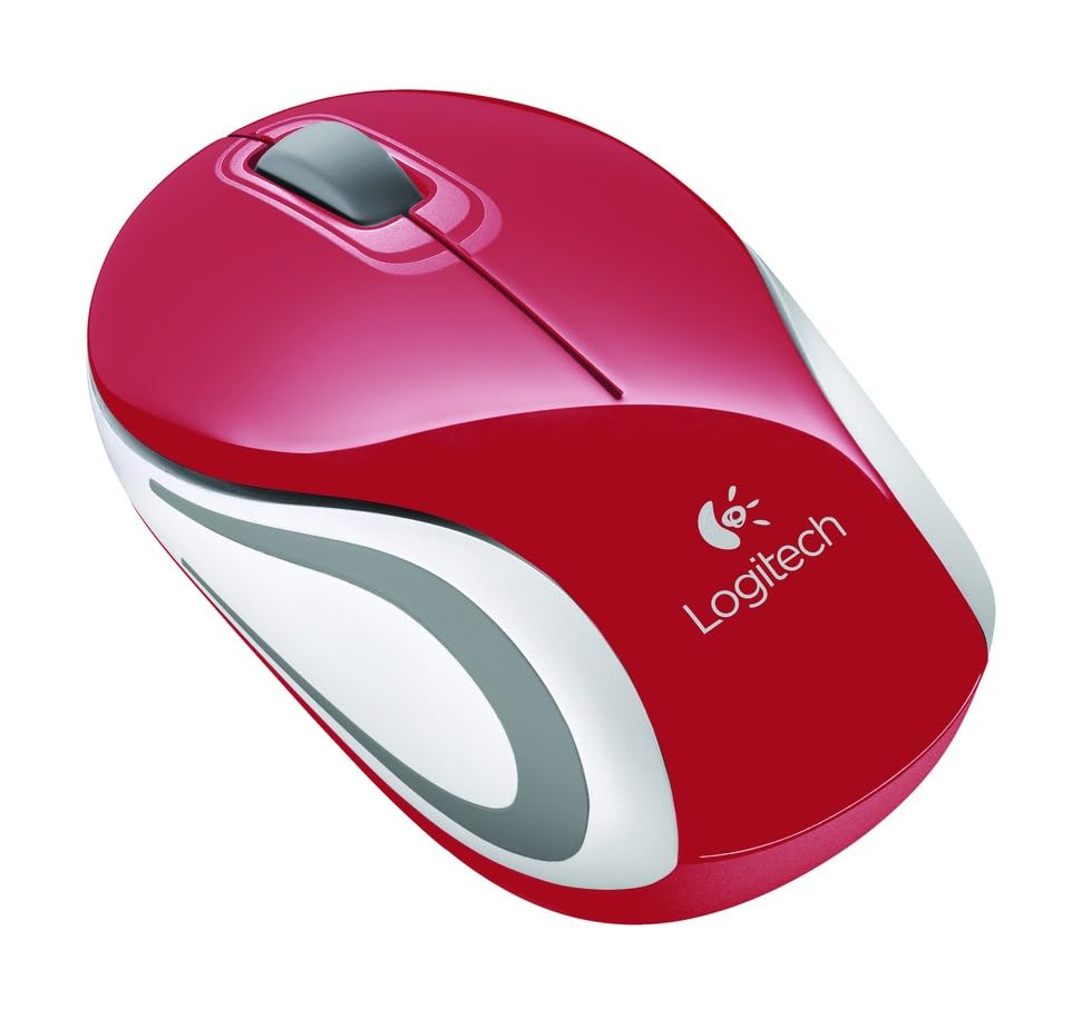 Foto 2 | Miniratón Inalámbrico Logitech M187 Rojo - Venta Internacional.