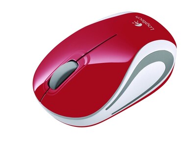 Foto 3 | Miniratón Inalámbrico Logitech M187 Rojo - Venta Internacional.