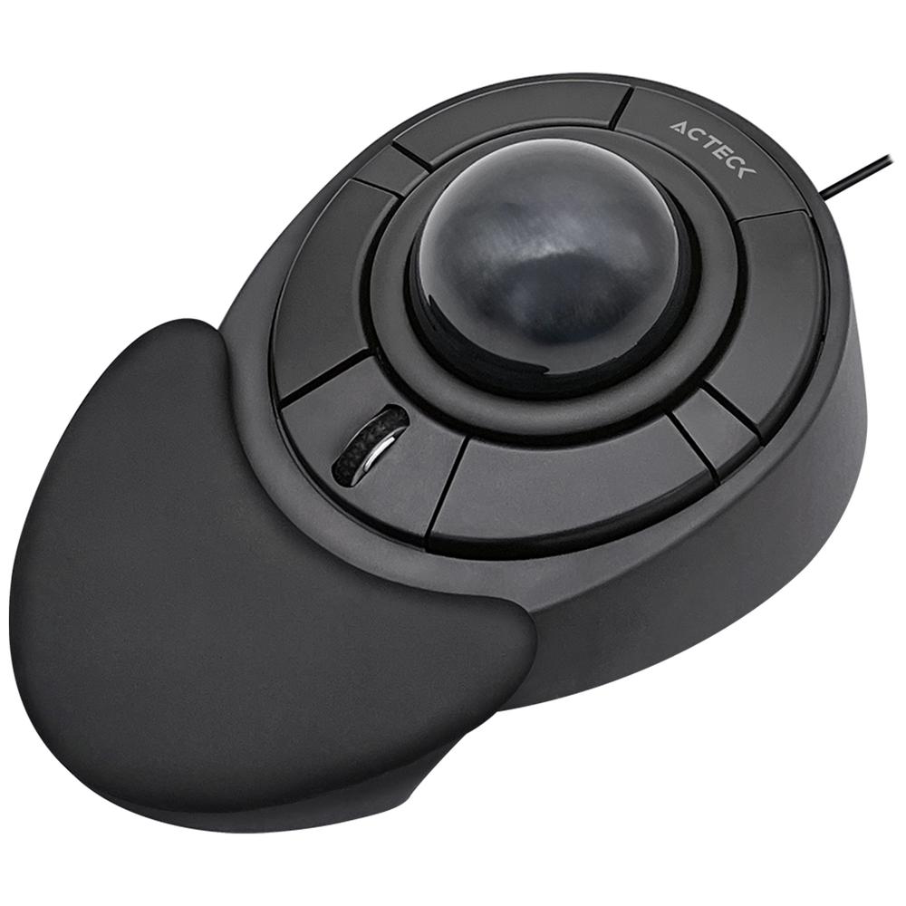 Foto 7 pulgar | Mouse Trackball Acteck Virtous Art X Mi787 Usb 2.4 Ghz 1600dpi 4 Botones Ergonomico Negro