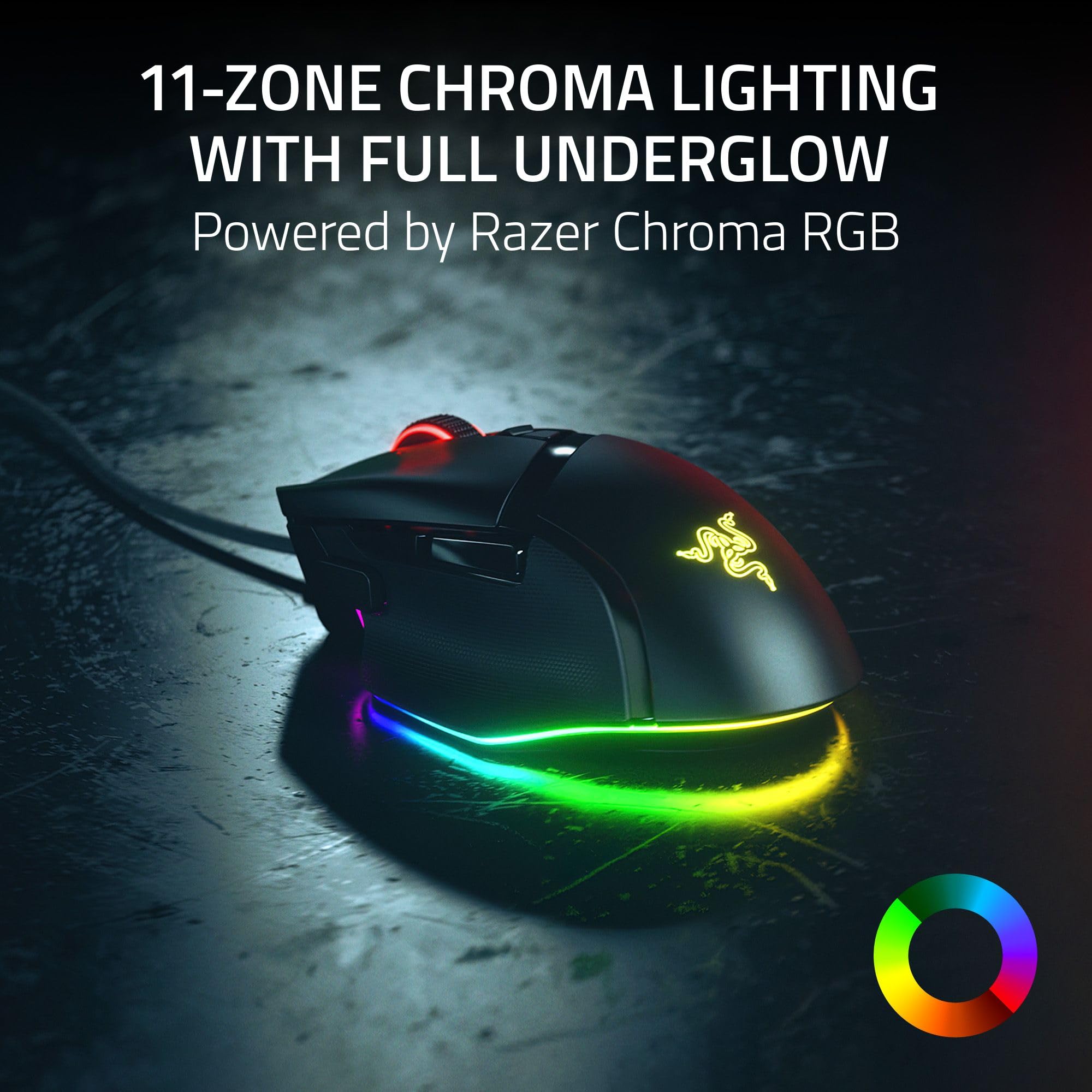Foto 5 | Ratón Para Juegos Razer Basilisk V3 35k Con Cable Ergonómico 35k Dpi - Venta Internacional.